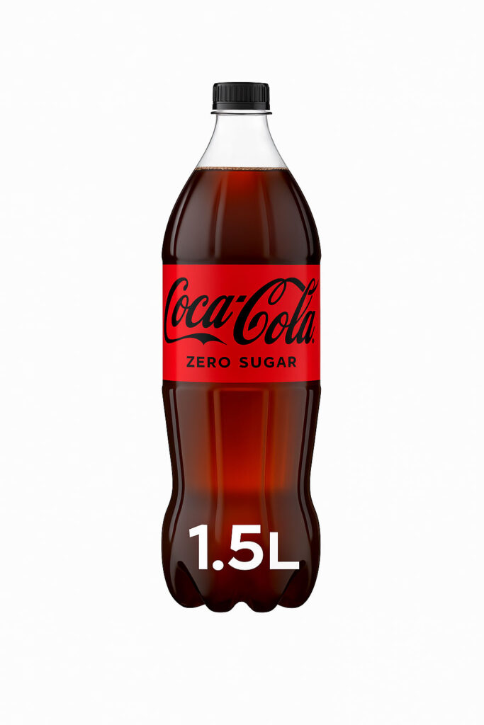 Coca-Cola Zero 1,5l Flasche – Softdrink mieten in Wien.