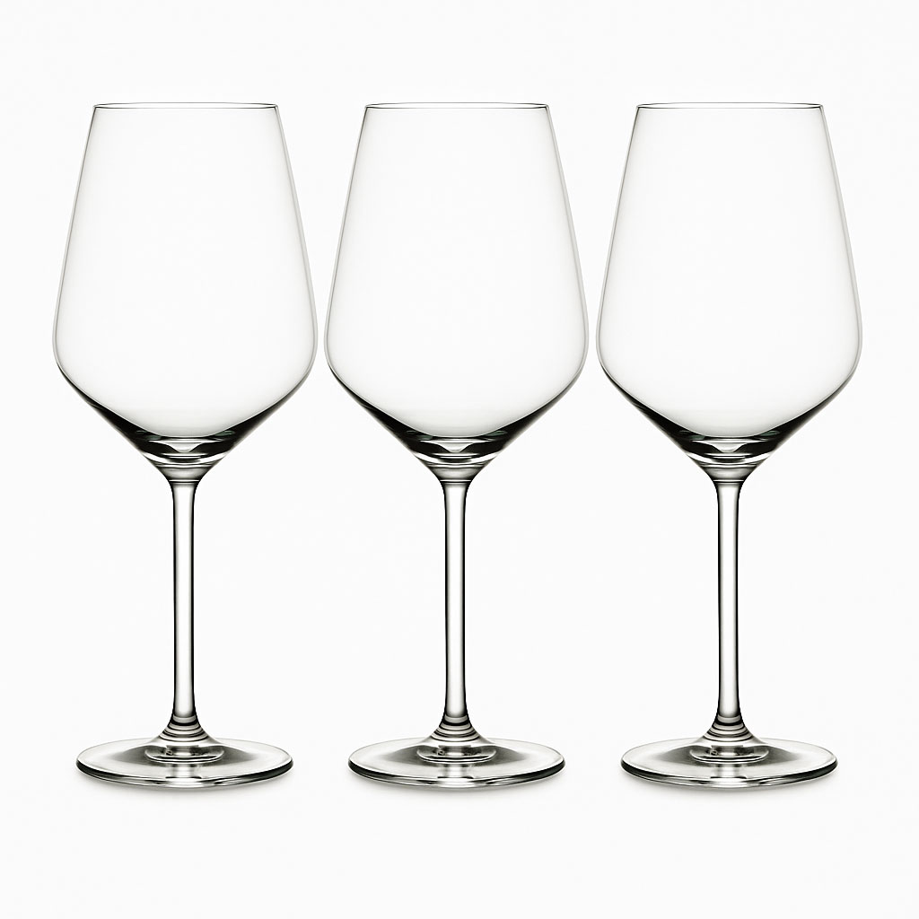 Weingläser mieten in Wien – elegante Stielgläser für Rot- und Weißwein