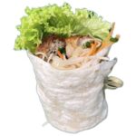 Wrap mit saftigem faschierten Braten, Senf und Krautsalat – herzhaft & sättigend.