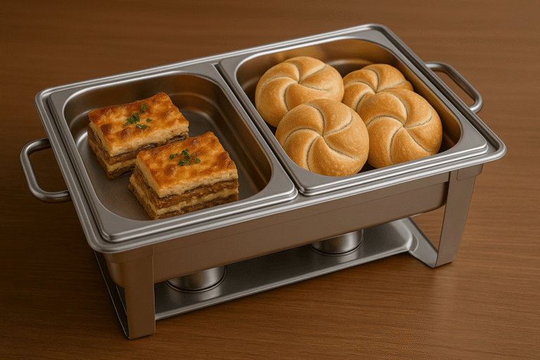 Moussaka mit Fleisch, Gemüse & Béchamel – mediterran & sättigend.