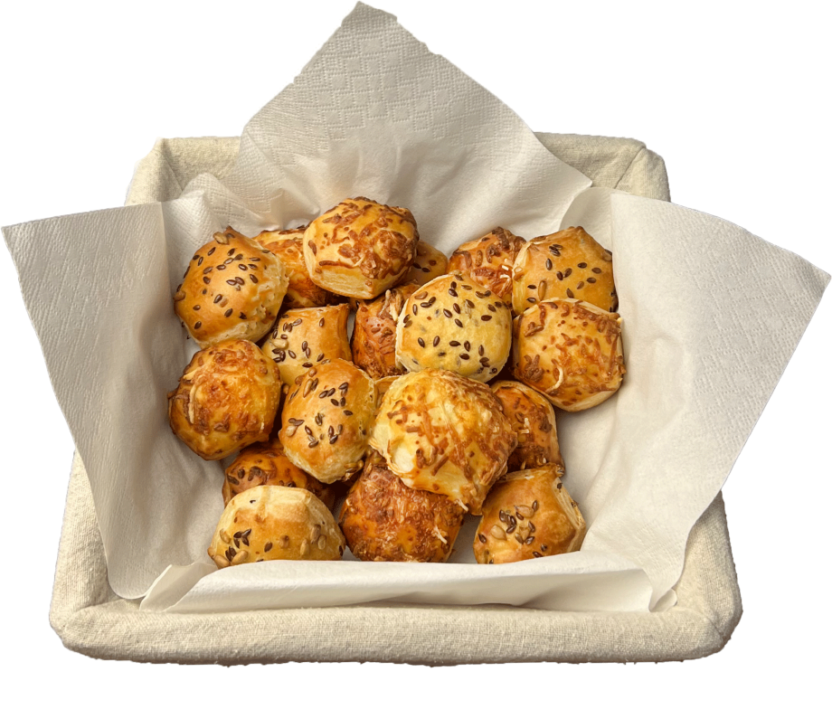 Für Büro-Meetings, Frühstück, Lunch oder Abendessen bieten unsere ungarischen Pogatschen eine köstliche und vielseitige Option.