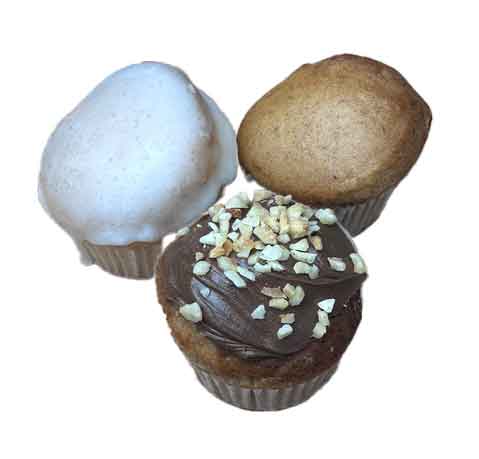 vegan muffin mit vegan nutella